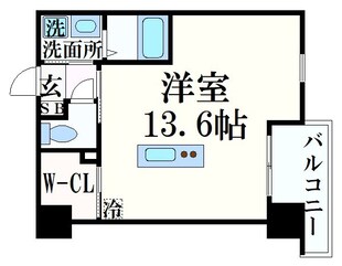 神戸駅 徒歩2分 5階の物件間取画像